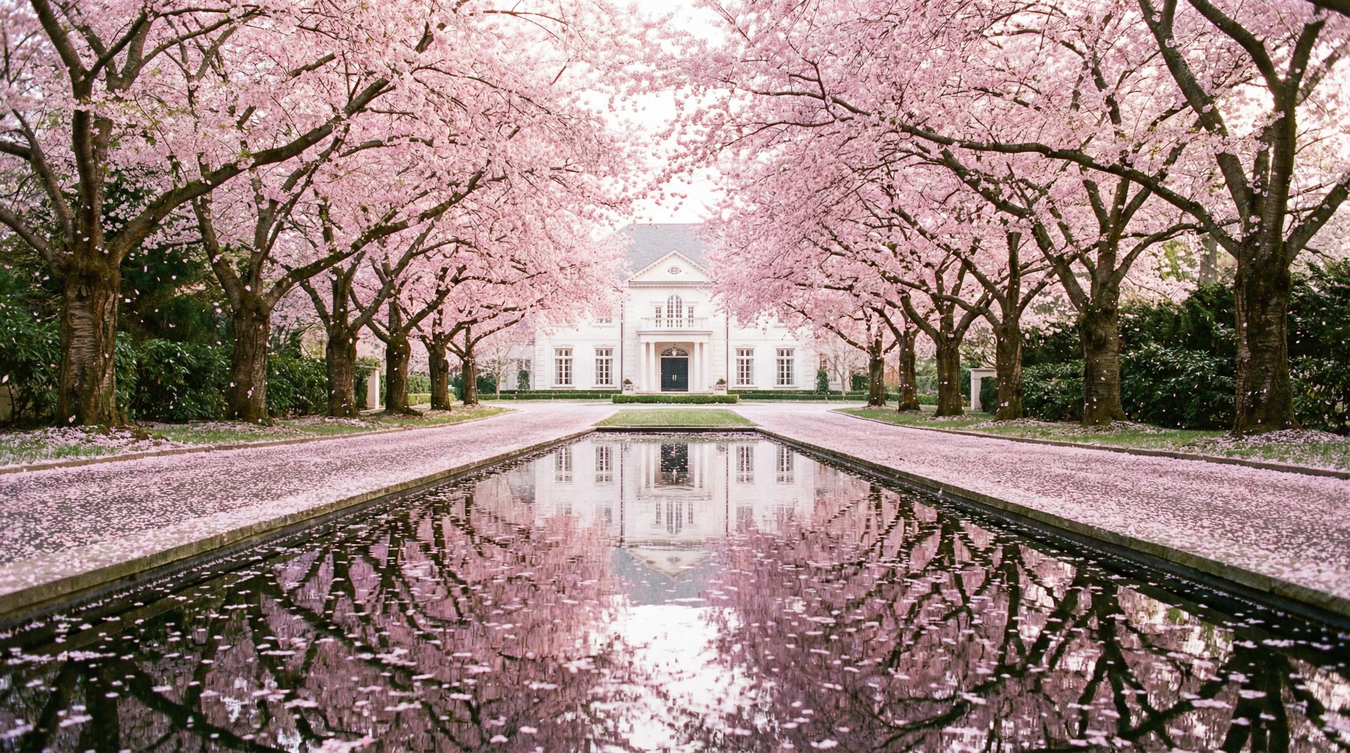 萝莉漫画樱花盛开延时视频